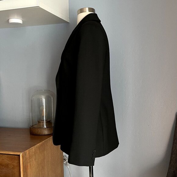 ALLSAINTS Afia Double-breasted Blazer Black - Picture 7 of 12